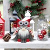 Gehydy Christmas Gonk Decorations Handmade Owl Gnome Plush Stuffed Xmas