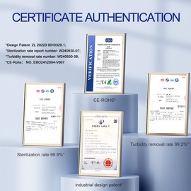 Wheelton UF2 Ultra Filtration Under Sink Water Filter Reduces 99.99% of Contaminants Larger Than 0.01μm, 4.4GPM / 26,417 Gallons, Reusable PVDF Membrane with 3-5 Year Lifespan for Well & City Water