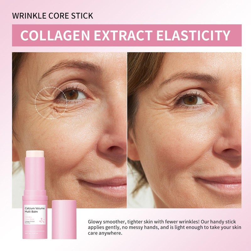 2 Pcs Calcium Volume Multi Balm Stick, All-in-One Hydrating Multi