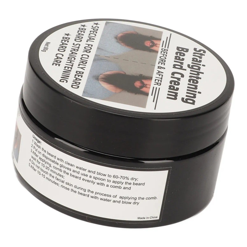 Crema Acondicionadora Suavizante Para Barba Que Reduce El En