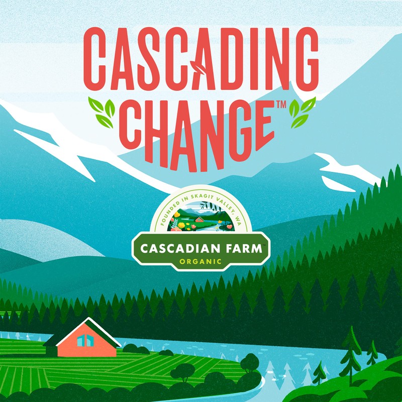 Cascadian Farm Organic Granola, Dark Chocolate Almond Cereal, Resealable Pouch,