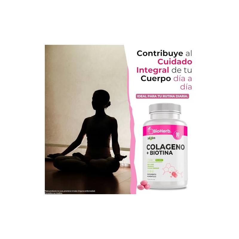 BioHerb® | Colágeno con Biotina para Cabello, Piel y Uñas