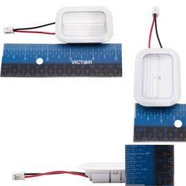 Supplying Demand W10695459 W10843353 - Placa de luz LED para nevera, incluye conectores de empalme, modelo específico, no universal