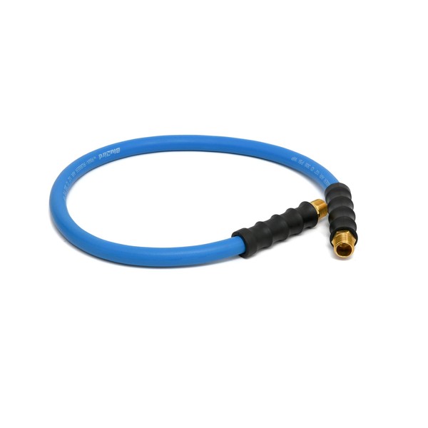 BluBird Lead-in Rubber Air Hose (1/2" x 3') 1/2" M-NPT