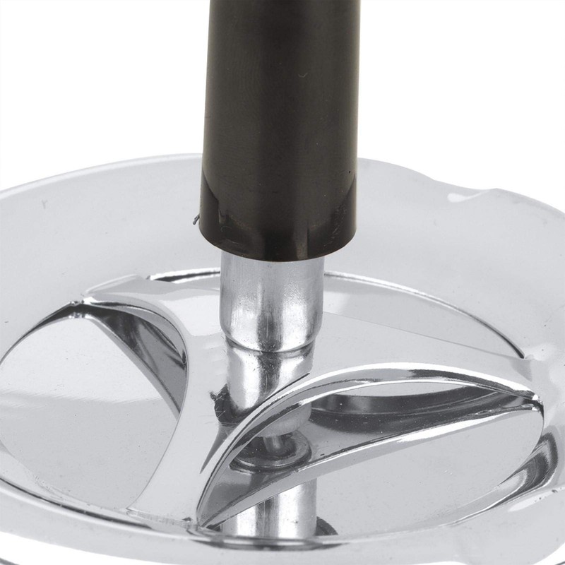 TOPINCN Ashtray, Smoking Ashtray Rotating Self-Clearing Windproof Cover Ashtray Push
