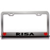 Custom Brother - RISA w/Hearts Metal Car SUV Truck License Plate Frame Ch j29