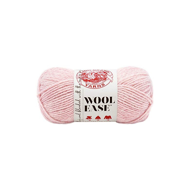 Lion Brand Yarn 620-104 Wool-Ease Yarn, One Size, Blush Heather