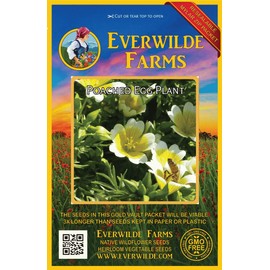 Everwilde Farms - 100 Poached Egg Plant Native Wildflower Seeds - Gold Vault Jumbo Seed Packet