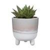 Sass & Belle Mojave Glaze Grey Large Planter on Legs