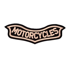 MOTORCYCLES Undereagle Embroidered Fabric Vest Motorcycle Patch Iron On 100% Embroidered