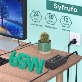 19V Power Cord for HP Monitor VH240A, 22CWA, 27F, 24F, 23ES, 24M, 25VX, 27EB, 27XW, 27XI, 27BW, 27ER, 27ES, 25XW, 25BW, 25XI, 24EA, 23XI, 23BW, ADPC1945; 27" 25" 23.8" 23" 21.5" 20" Power Supply