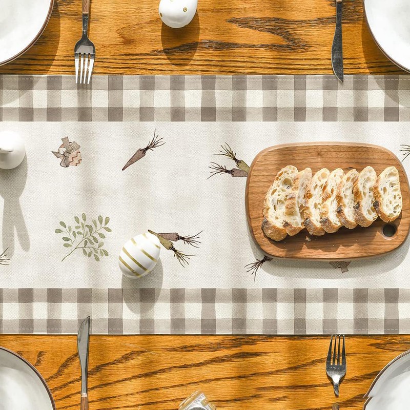 Easter Table Runner - 16x71 (40x180cm) Waterproof & Reusable -