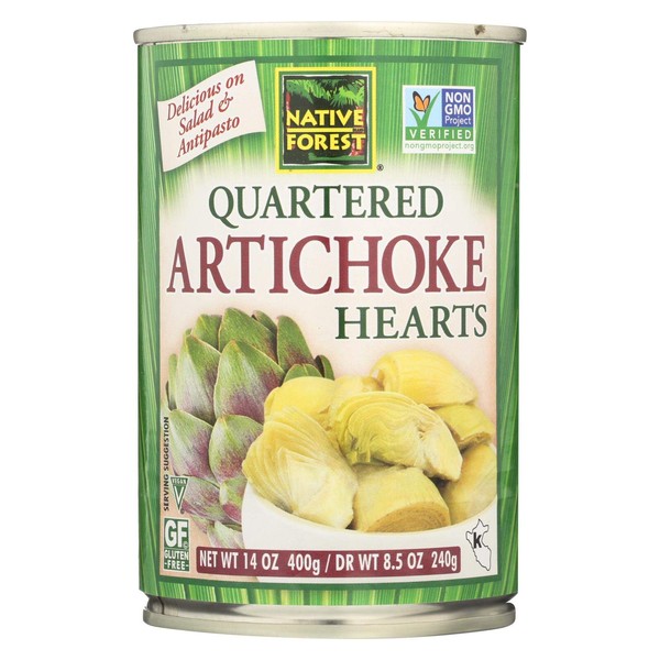 Native Forest Artichoke Hearts, Quartered, 14-Ounce Cans (Pack of 6) ( Value Bulk Multi-pack)