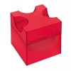 Koziol PIECE OF CHEESE Cheese Grater - Transp. Red -