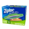 Ziploc Easy Open Tabs Sandwich Bags 125 Count (Pack of