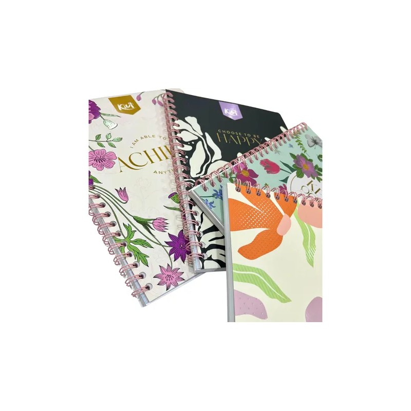 Cuaderno Profesional Kiut Con 100 Hojas Mujer Pack C3
