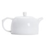 Fujian Dehua high white porcelain teapot, Lantern pot, Kung fu