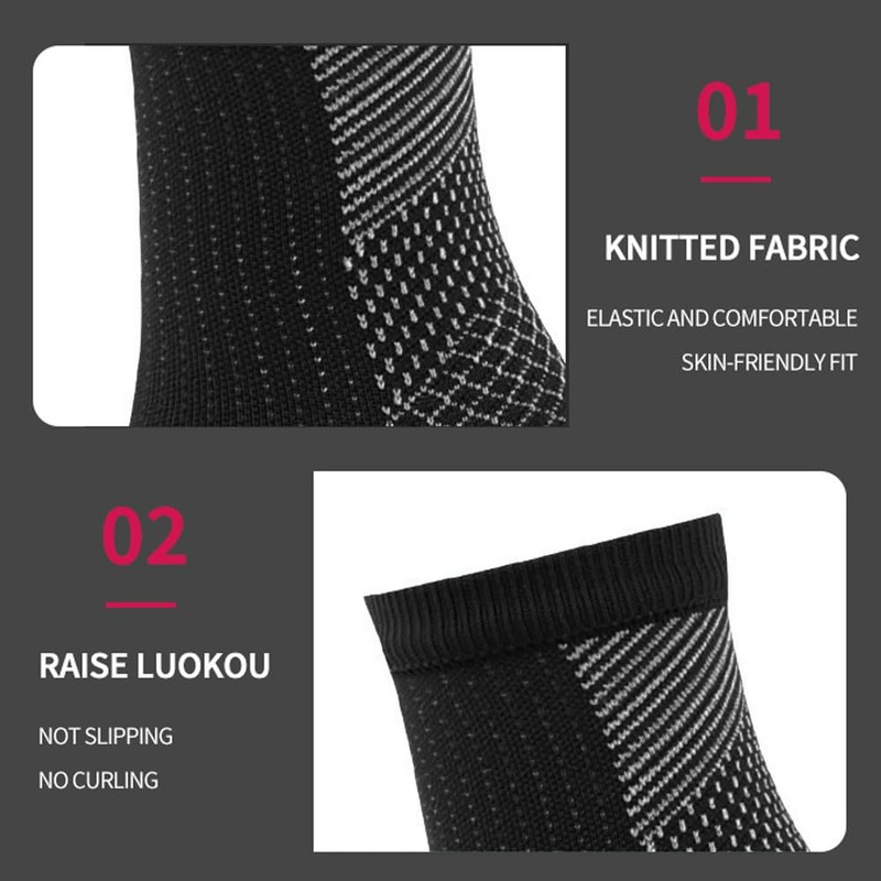 QKEPCY Ankle Compression Stockings Women Men Foot Compression Ankle Support