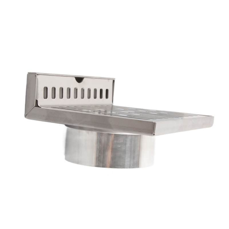 Side Drain 304 Stainless Steel Corrosion Resistance Thickened L Shape