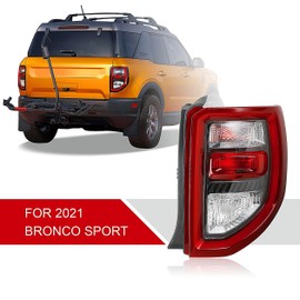 AutoZest Tail Lights Assembly Includes Light Bulb Harness Compatible with Bronco Sport 2021 2022 2023 2024 Original Model Taillight Rear Brake Lamp Signal(Right Passenger Side Bronco Sport 21-24)