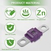 BOJACK Midi High Current Fuse Bolt-On Fuse 200A Amp Purple