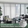 Vertical Blind Repair Vane Savers, Electroplated Metal Vertical Blind Repair