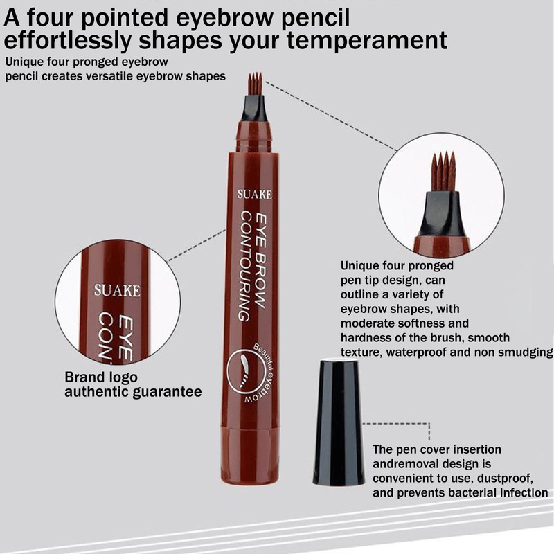 5 Colours Eyebrow Pencil, Eyebrow Pencil, Waterproof Eyebrow Pencil, Waterproof