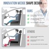 Ajiteogy Car Seat Cushion, Memory Foam Car Wedge Seat Cushion