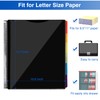 12 Pocket Project Organizer, Forvencer 1/6-cut Tab Binder Organizer with