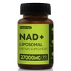NAD+ Supplement 1000mg with Resveratrol & Quercetin - NAD Nicotinamide Adenine Dinucleotide Anti-Aging Formula - Cellular Energy Booster & Brain Health Support - NMN Alternative NAD Supplement 90 Caps