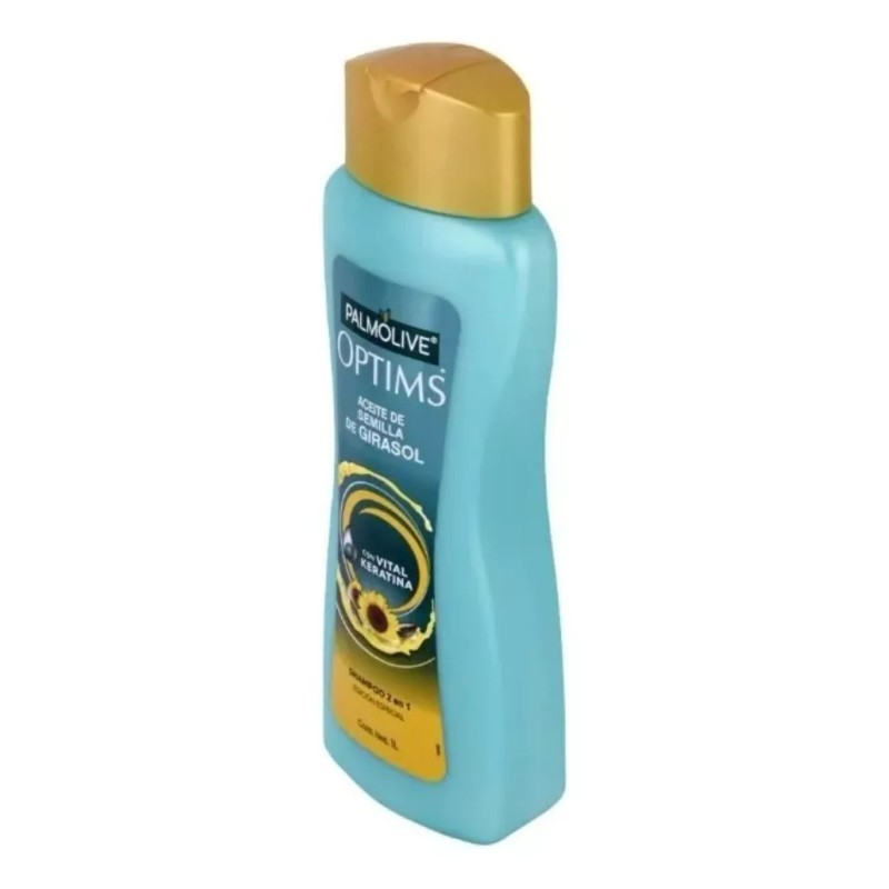 Palmolive Shampoo Palmolive Optims Con Semilla De Girasol 1 L