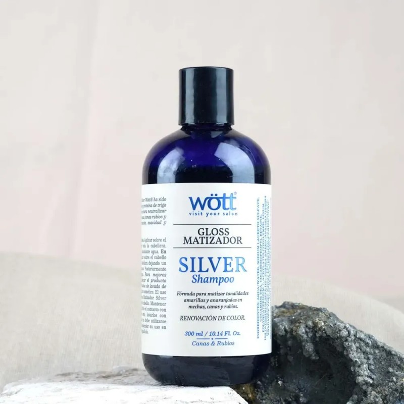 Shampoo Matizador Silver Wött 300 Ml