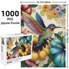 Sutinban Jigsaw Puzzle for Adult 1000 Piece Puzzles Beaded Hummingbird