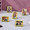 Winlor Mini Magnetic Picture Frame 2x3'' Yellow 6pcs/set, PF11Y