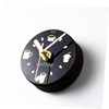 LABRIMP Cute Cup Pattern Magnetic Clock Refrigerator Sticker Wall Hanging