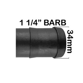 Pond Pump/Filter/Waterfall Pipe Joiner 32mm Barb-1" bspm Thread Corrugated Hose Connector+Free Double Wire Hose Clip 1" BSP = 33.3MM Across The Thread