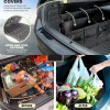 KEEPDSGN XXL Car Leather Trunk Organizer SUV Trunk Cargo Fold