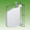Selve Belt Winder Surface-Mounted White with Hinge System Including 5