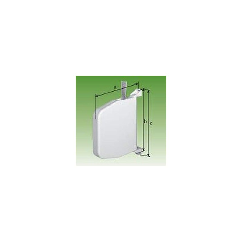 Selve Belt Winder Surface-Mounted White with Hinge System Including 5