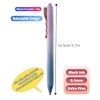 Fengtaiyuan Zi05, Stylish Gradient Color Pen, Black Ink, 0.5mm Extra