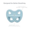 HEVEA Dummy in "Baby Blue" with Duck Motif, Environmentally Friendly