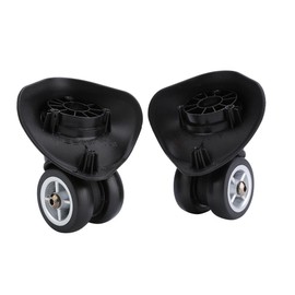 MAGT Suitcase Wheel Replacement, Pack of 2 Universal Luggage Suitcase Replacement Wheels Black Luggage Case Repair Accessories for Luggage Suitcase Trolley Case