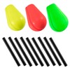 Green, 30 Pieces 3 Colours Fly Fishing Strike Indicator, Foam