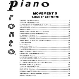 Piano Pronto®: Movement 5