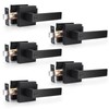 Probrico 5 Pack| Square Privay Levers for Bed and Bath