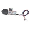 12V Electric Exhaust Solenoid High Accuracy Anti Interference 4 Wire