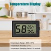 EEEKit 5-Pack LCD Digital Hygrometer Thermometer, Mini Digital Temperature Meter