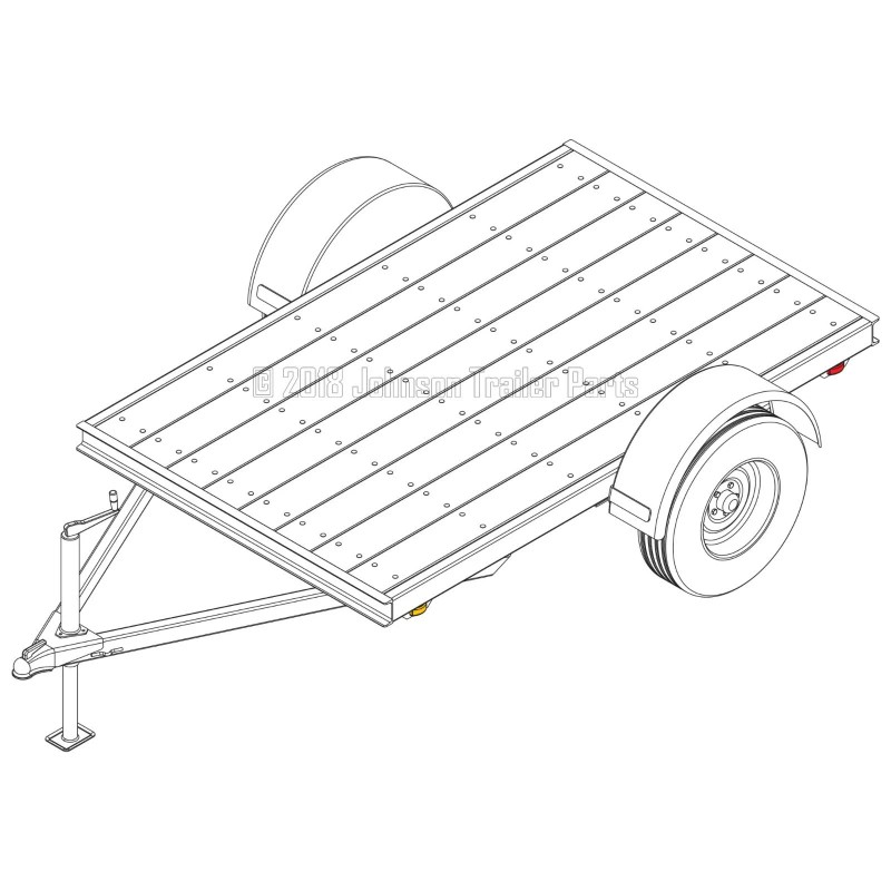 Johnson Trailer Parts 5′ x 8′ Utility Trailer Plans –