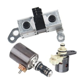 SAOKNCE 3Pcs 4-Speed Shift/EPC/TCC Transmission Shift Solenoid Kit Compatible with 2005-2008 Ford E150 E250 E350 F150, Lincoln Town Car, Mercury Grand Marquis Replace# 4R70W 4R75W