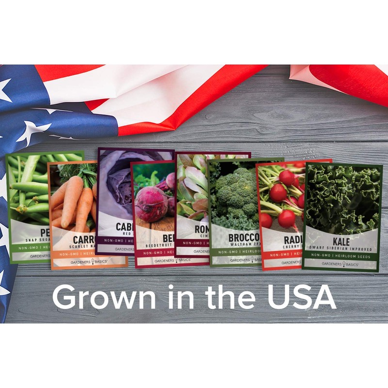 Gardeners Basics Winter, Fall, and Spring Vegetable Seeds for Planting